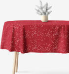 Goldea ovális terítő valencia - csillagok piroson 140 x 200 cm