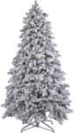 Hessa Brad Artificial Snowy Nins cu Zapada 551 Ramuri 3D PE si 2D PVC Alb/Verde 200 cm (QC215-200)