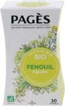 Pagès Ceai pentru Digestie Usoara cu Fenicul Ecologic/Bio 20dz