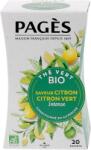 Pagès Ceai Verde cu Lamaie si Lime Ecologic/Bio 20dz