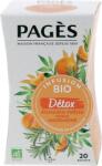 Pagès Ceai pentru Detoxifiere (Rozmarin, Frasin, Aroma de Mandarine) Ecologic/Bio 20dz
