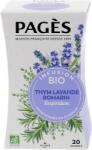 Pagès Ceai pentru Respiratie din Cimbru, Lavanda si Rozmarin Ecologic/Bio 20dz