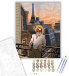  Van Gogh Párizsban - számfestő készlet - 40×50 cm (Keretre feszítve)