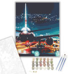 Számfestő Landolás - számfestő készlet - 40×50 cm (Keretre feszítve) (crea1355-40X50-KF)