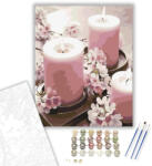  Rózsaszín gyetyák - számfestő készlet - 40×50 cm (Keretre feszítve)