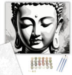  Buddha Arc Nyugalomban - számfestő készlet - 60×70 cm (Keret nélkül)