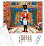  Diótörő Ünnepi Harmónia - számfestő készlet - 40×50 cm (Keretre feszítve)