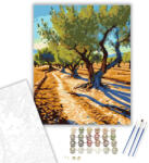  Andalúziai Olajfaliget - számfestő készlet - 40×50 cm (Keretre feszítve)