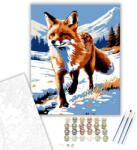 Számfestő Fenséges Vörös Róka - számfestő készlet - 40×50 cm (Keretre feszítve) (crea5055-40X50-KF)