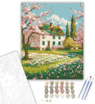 Számfestő Tavaszi Ébredés Harmóniája - számfestő készlet - 40×50 cm (Keretre feszítve) (crea5322-40X50-KF)