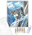  Hópárduc a Himaláján - számfestő készlet - 40×50 cm (Keretre feszítve)