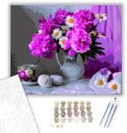 Számfestő Gyönyörű virágok - számfestő készlet - 40×50 cm (Keretre feszítve) (crea1423-40X50-KF)