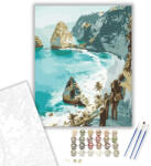 Számfestő Séta a partra - számfestő készlet - 40×50 cm (Keretre feszítve) (crea1490-40X50-KF)