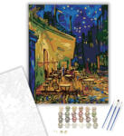 Számfestő Éttermi Terasz Este - számfestő készlet - 40×50 cm (Keretre feszítve) (6134-40X50-KF)