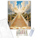  Mennyei Lépcső a Beatitudinákkal - számfestő készlet - 40×50 cm (Keretre feszítve)