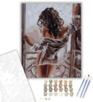  Erkélyen - számfestő készlet - 40×50 cm (Keretre feszítve)