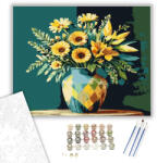 Számfestő Citromfény kompozició - számfestő készlet - 40×50 cm (Keretre feszítve) (crea_virag_1263-40X50-KF)