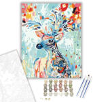 Számfestő Szarvas - számfestő készlet - 40×50 cm (Keretre feszítve) (6162-40X50-KF)