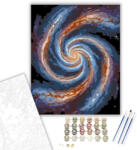  Dupla Magú Káoszspirál Galaxis - számfestő készlet - 60×70 cm (Keretre feszítve)