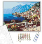 Számfestő Bámulatos Kilátás - számfestő készlet - 40×50 cm (Keretre feszítve) (6696-40X50-KF)