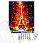  Eiffel Torony Ősszel - számfestő készlet - 40×50 cm (Keretre feszítve)