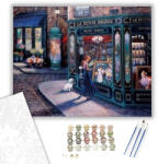 Számfestő Francia Üzlet - számfestő készlet - 40×50 cm (Keretre feszítve) (6204-40X50-KF)