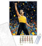  Legendás Énekes Portré - számfestő készlet - 40×50 cm (Keretre feszítve)