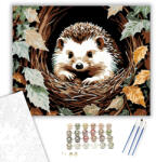 Számfestő Őszi Erdő Csodája - számfestő készlet - 40×50 cm (Keretre feszítve) (crea5236-40X50-KF)