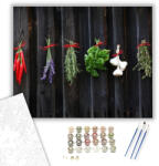  Csokorba kötve - számfestő készlet - 40×50 cm (Keretre feszítve)