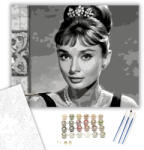  Klasszikus Portré - számfestő készlet - 40×50 cm (Keretre feszítve)