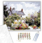  Otthoni Emlékek - számfestő készlet - 40×50 cm (Keretre feszítve)