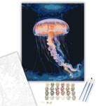  Varázslatos Medúza a Mélységben - számfestő készlet - 40×50 cm (Keretre feszítve)