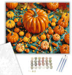  Tökök és édességek kavalkádja - számfestő készlet - 40×50 cm (Keretre feszítve)