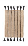 Bizzotto Covor iuta natur negru Jalaja 60x90 cm (0608310) Covor baie