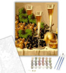 Számfestő Sommelier - számfestő készlet - 40×50 cm (Keretre feszítve) (crea1014-40X50-KF)