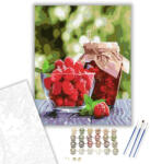  Eper jam - számfestő készlet - 40×50 cm (Keretre feszítve)