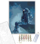 Számfestő Űrhajós a sziklán - számfestő készlet - 40×50 cm (Keretre feszítve) (crea596-40X50-KF)