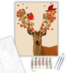  Csodálatos Szarvas - számfestő készlet - 40×50 cm (Keretre feszítve)
