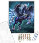  Szárnyas paripa - számfestő készlet - 40×50 cm (Keretre feszítve)