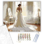 Számfestő Menyasszonyi Készülődés a Napfényben - számfestő készlet - 40×50 cm (Keretre feszítve) (crea6367-40X50-KF)