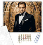  Gatsby Stílusban - számfestő készlet - 40×50 cm (Keretre feszítve)