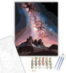  Galaktikus Mag a Hegyek Felett - számfestő készlet - 40×50 cm (Keretre feszítve)