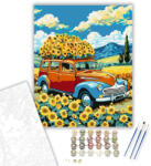 Napraforgó Könyvkiadó Utazás Harmóniája - számfestő készlet - 40×50 cm (Keretre feszítve)