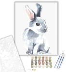 Számfestő Festett Nyuszi - húsvéti számfestő készlet - 40×50 cm (Keretre feszítve) (husvet33-40X50-KF)