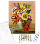  Réti virágok - számfestő készlet - 40×50 cm (Keretre feszítve)