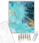  Arany a Tenger Alatt - számfestő készlet - 40×50 cm (Keretre feszítve)