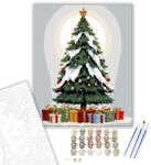  Fenséges Karácsonyi Ünnep - számfestő készlet - 40×50 cm (Keretre feszítve)