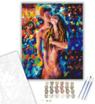  Színes Szerelem - számfestő készlet - 40×50 cm (Keretre feszítve)