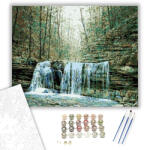  Folyó - számfestő készlet - 40×50 cm (Keretre feszítve)