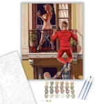 Számfestő Kitartó udvarlás - számfestő készlet - 40×50 cm (Keretre feszítve) (crea1243-40X50-KF)